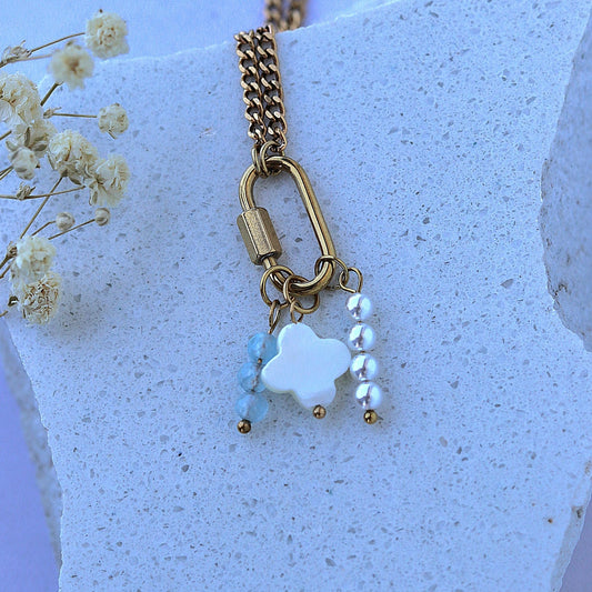 Privjesak Blue Pearls - Julié Jewellery Store