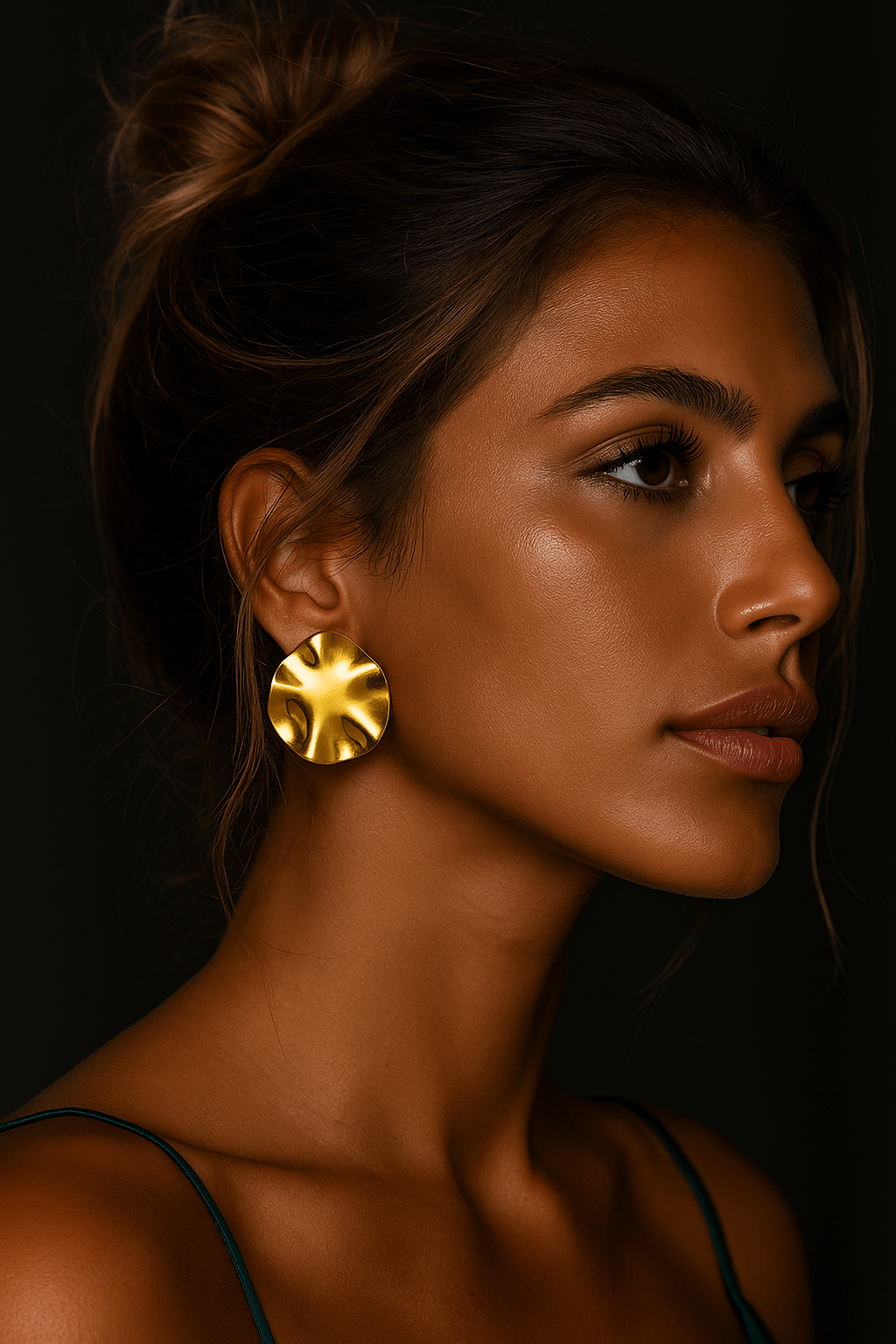 Naušnice Iris s trajnom pozlatom - Julié Jewellery Store