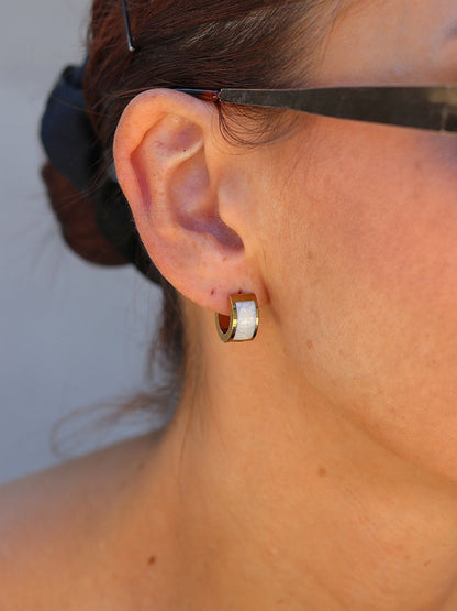 Naušnice Marble White - Julié Jewellery Store