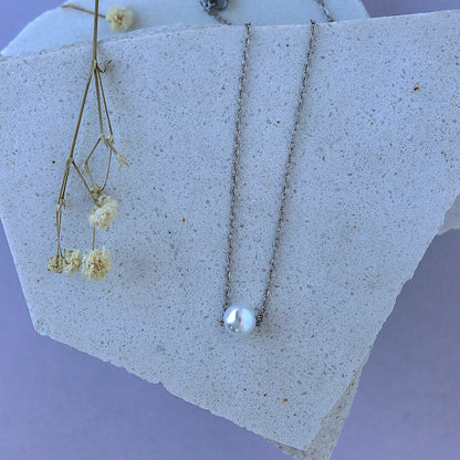 Ogrlica Pearl Silver - Julié Jewellery Store