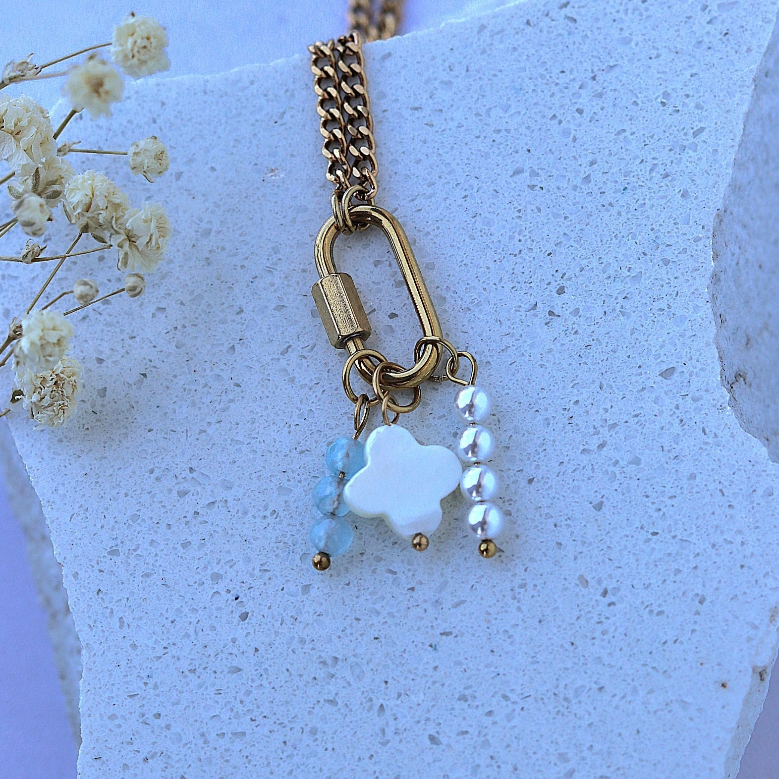Privjesak Blue Pearls - Julié Jewellery Store