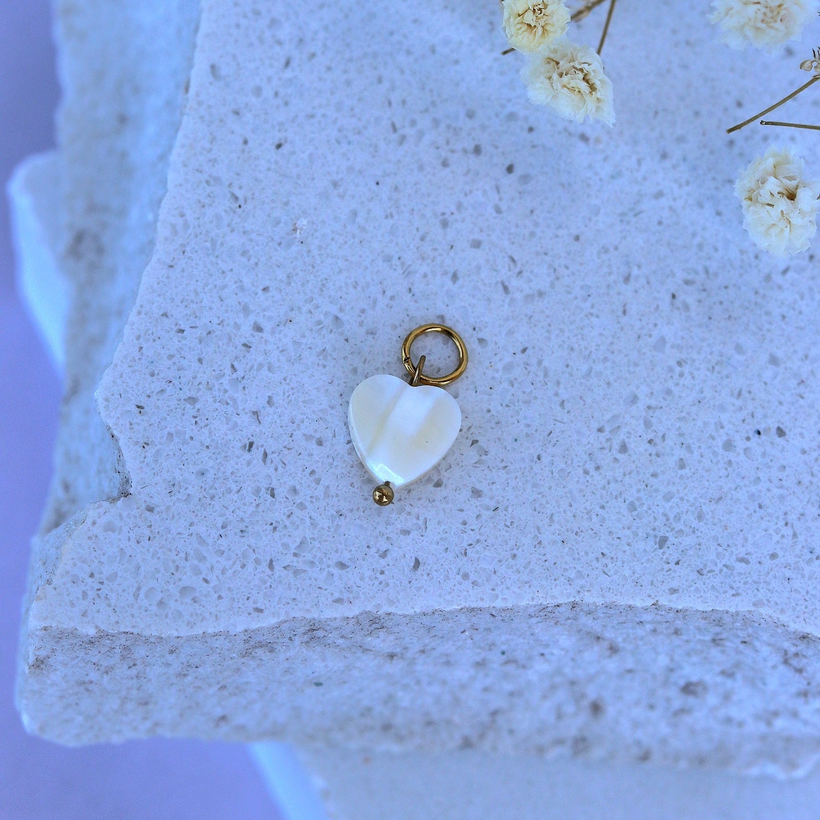Privjesak White Heart - Julié Jewellery Store