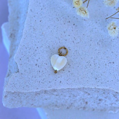 Privjesak White Heart - Julié Jewellery Store
